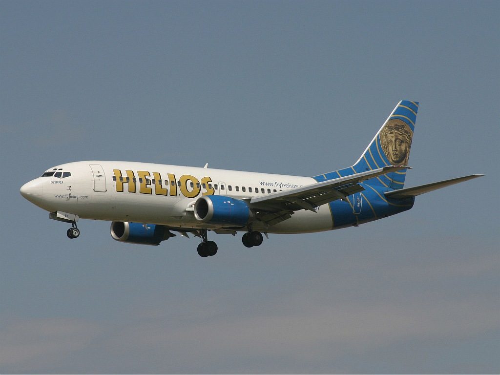 The Helios Airways Boeing 737-300 5B-DBY.