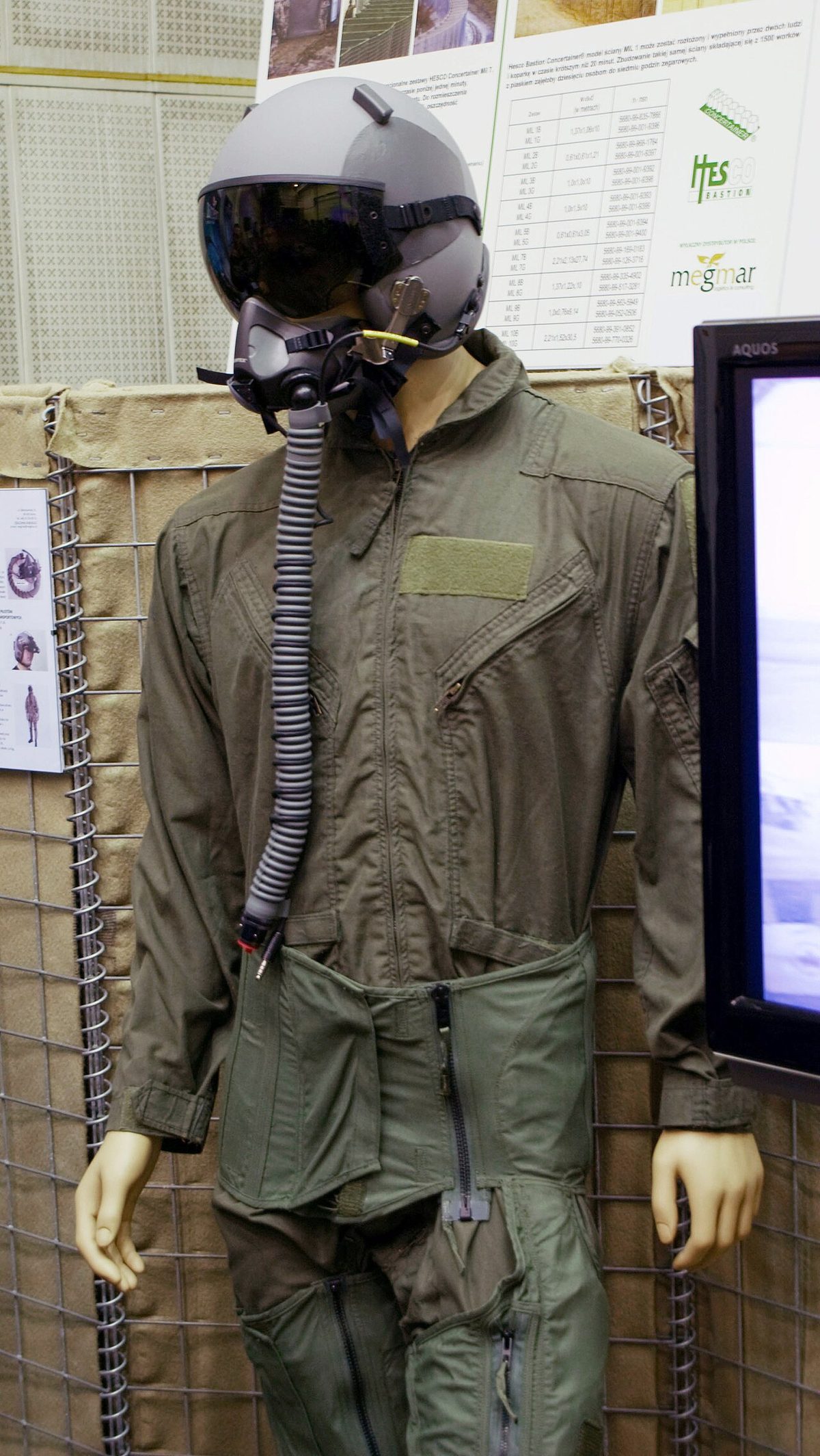 An anti-g suit.