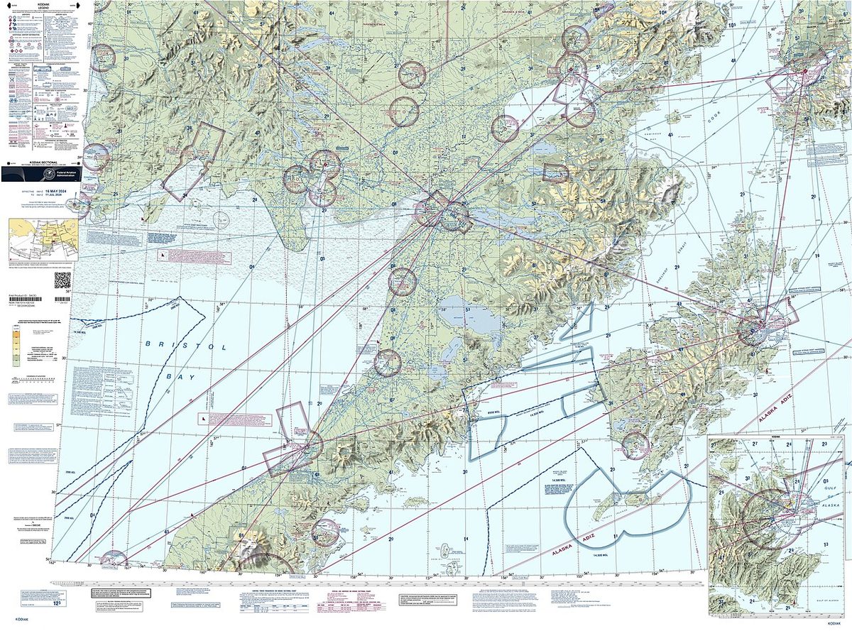 Part of an FAA VFR sectional aeronautical chart, on which US airspace boundaries are printed.